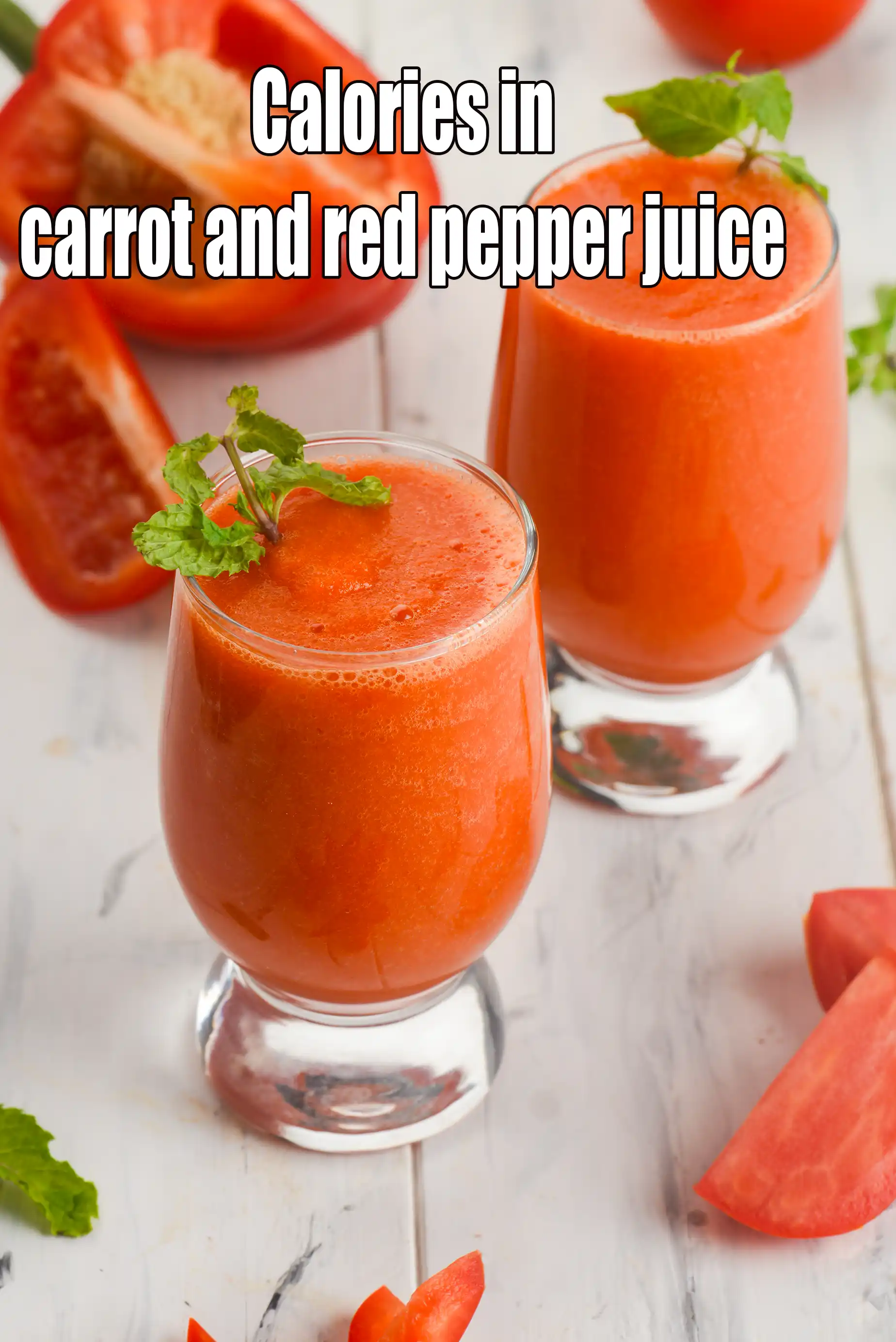 Calories in Carrot and Red Pepper Juice