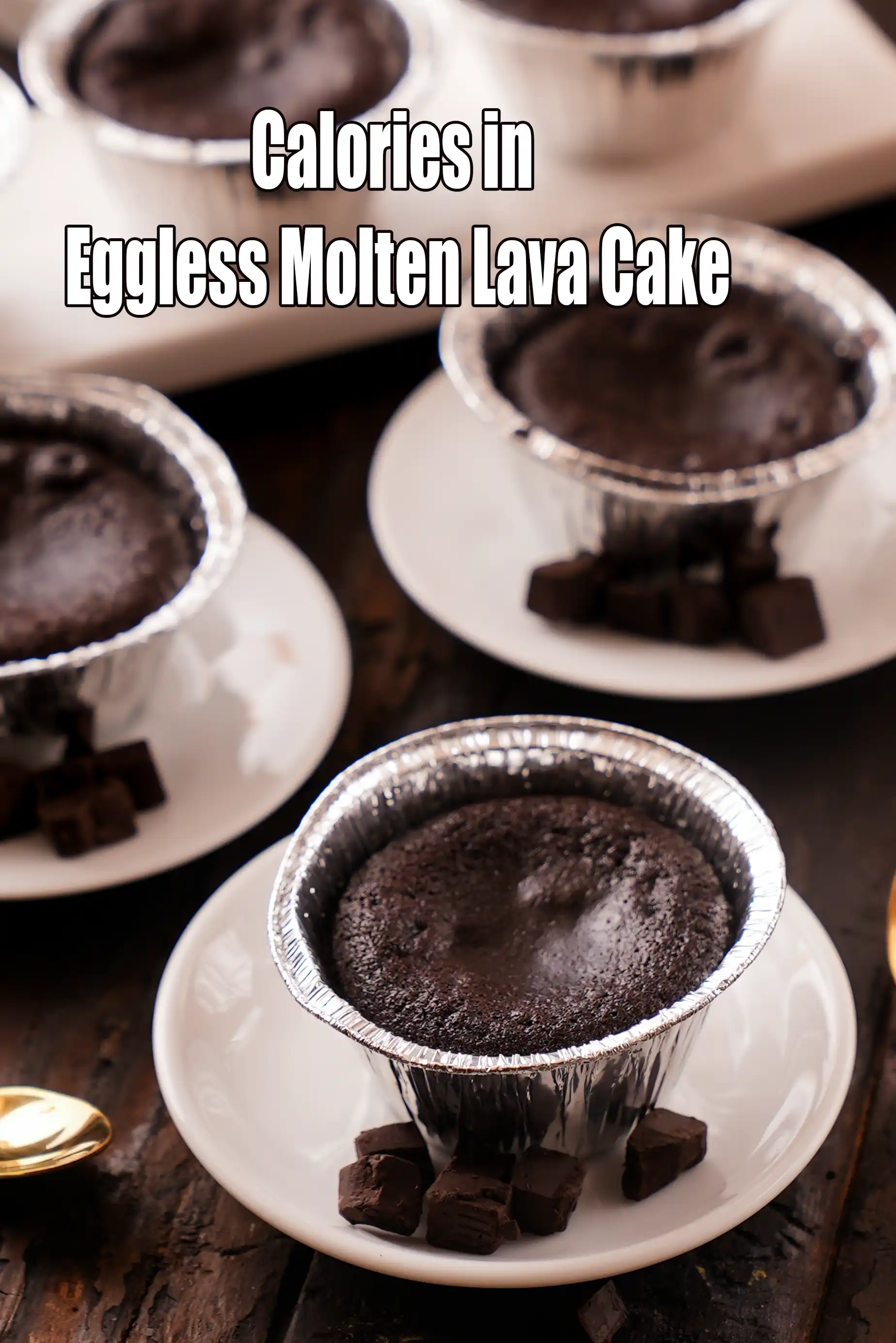 Calories in Eggless Molten Lava Cake