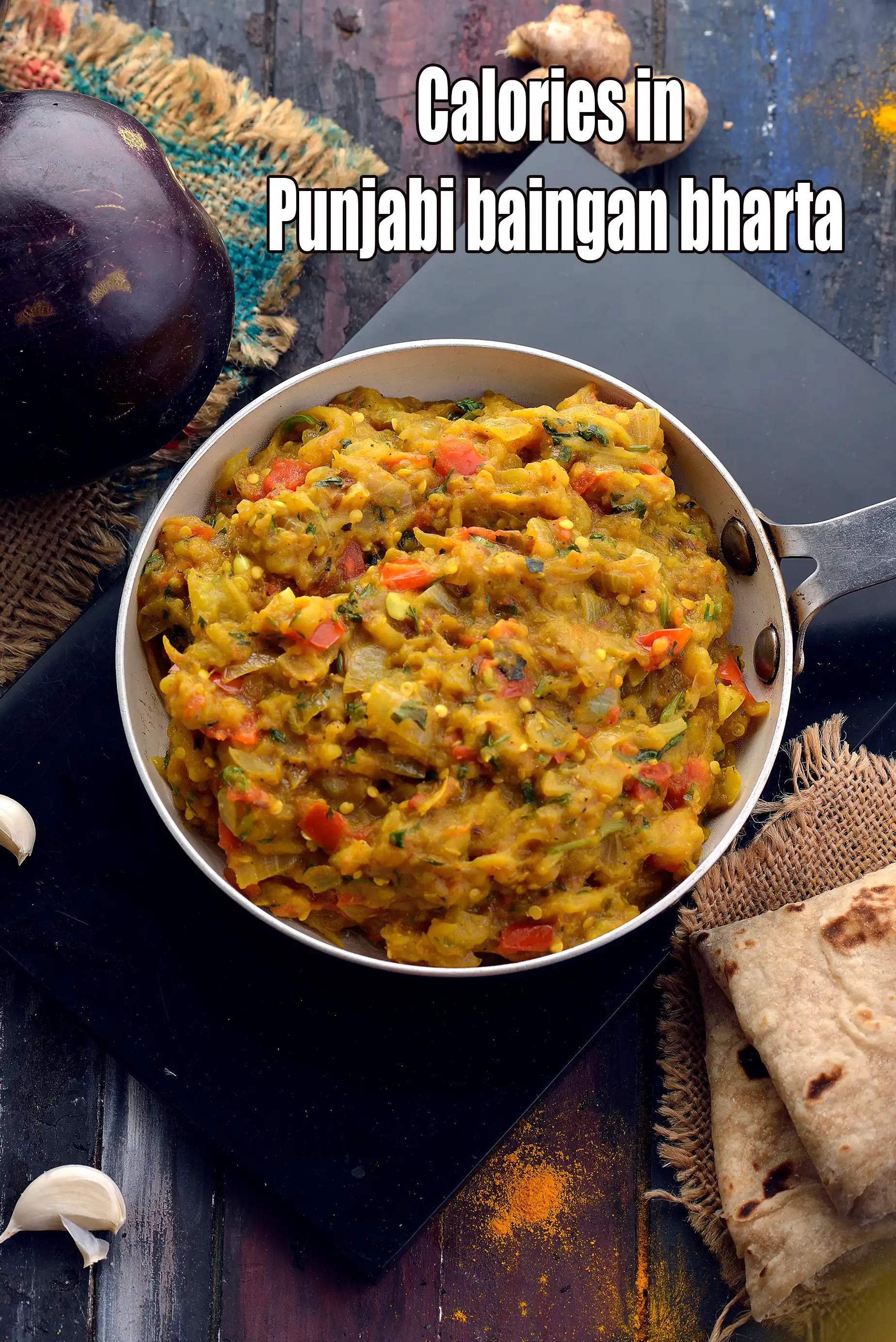 Baingan Bharta, Veg Punjabi Baingan Bharta Recipe