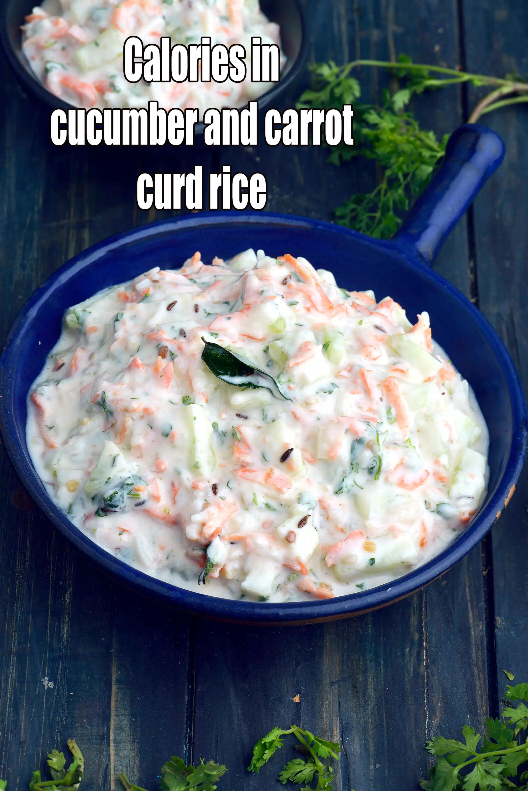 Cucumber and Carrot Curd Rice