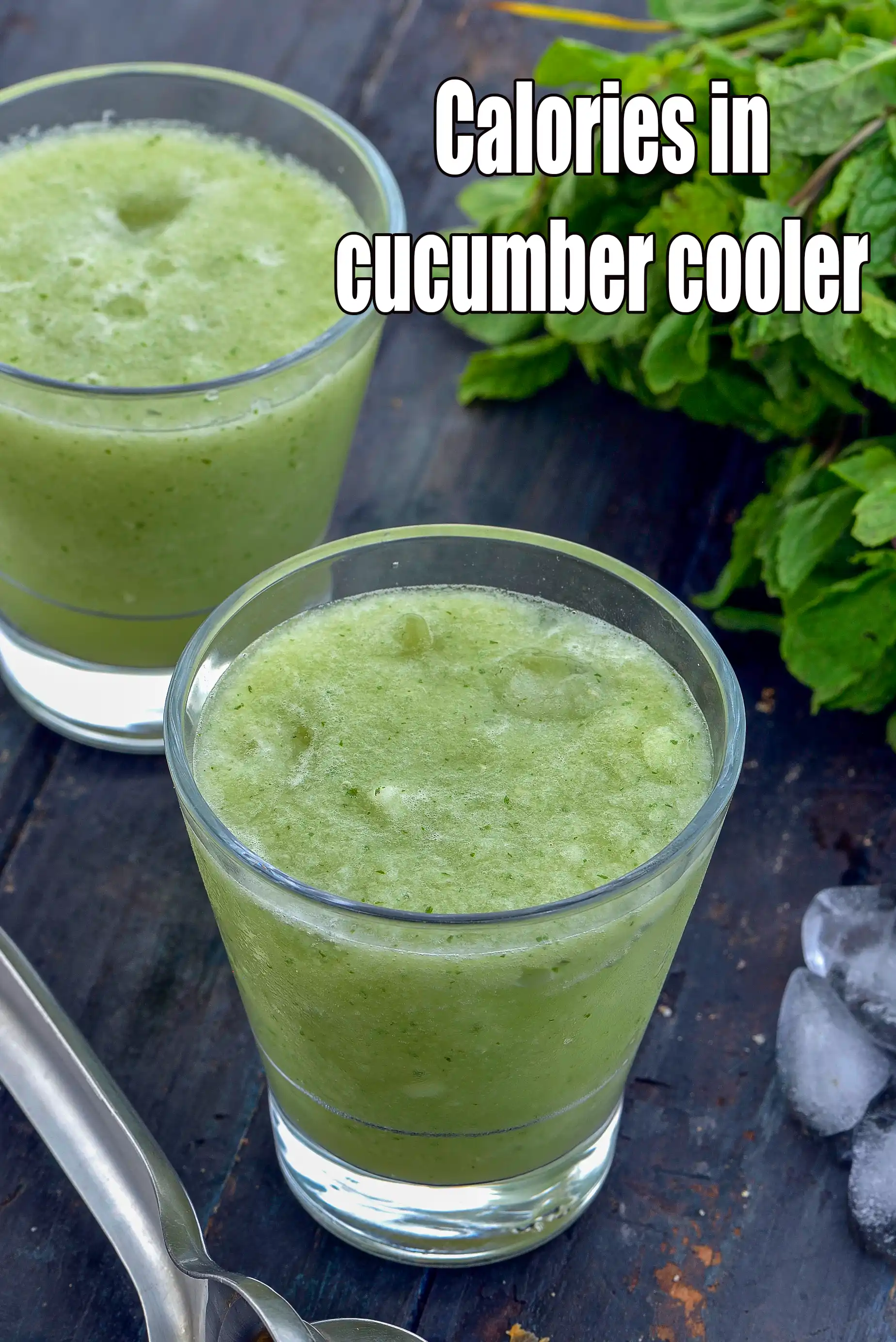 Cucumber Cooler Drink, Cucumber Lime Mint Drink
