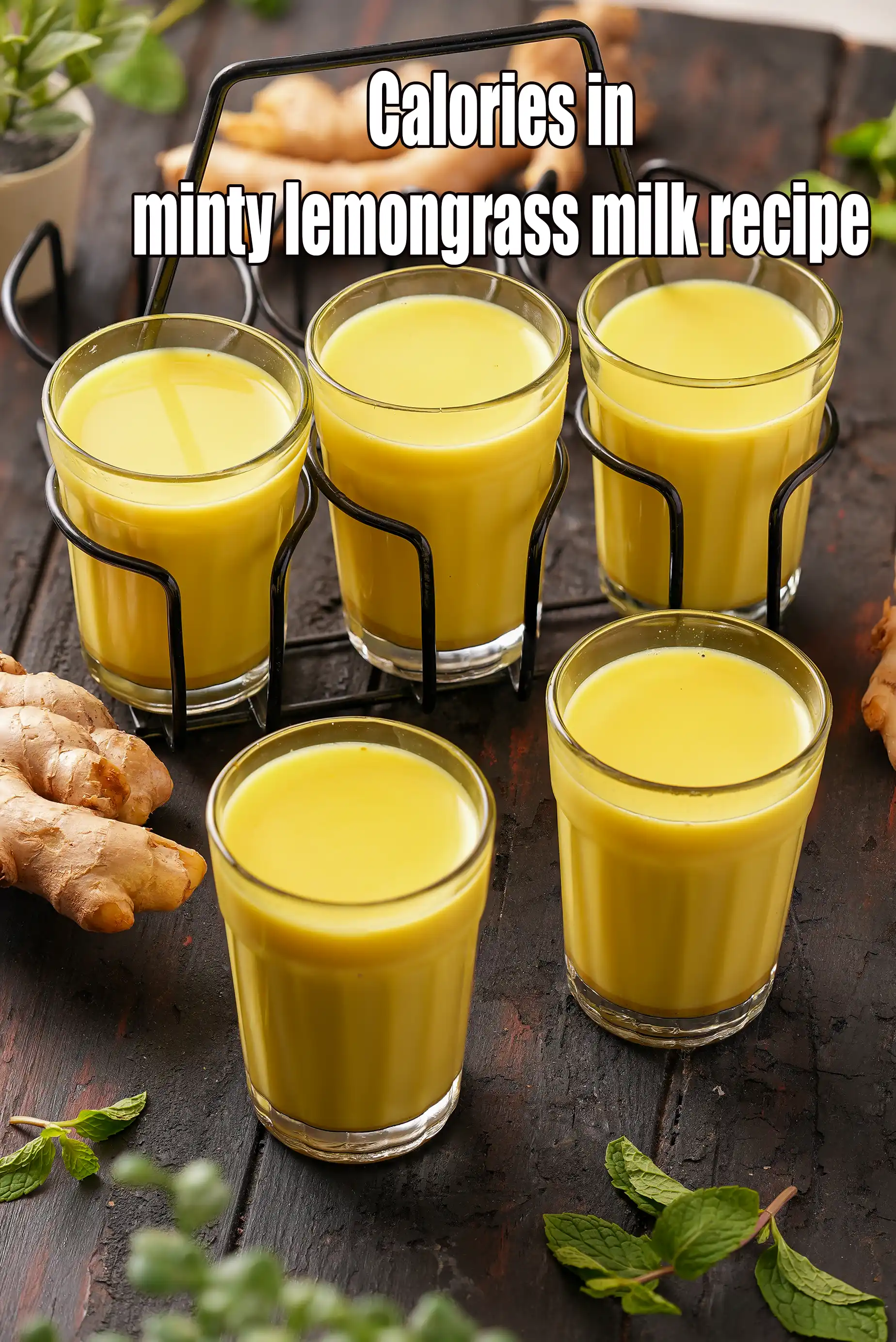 Minty Spicy Lemongrass Milk