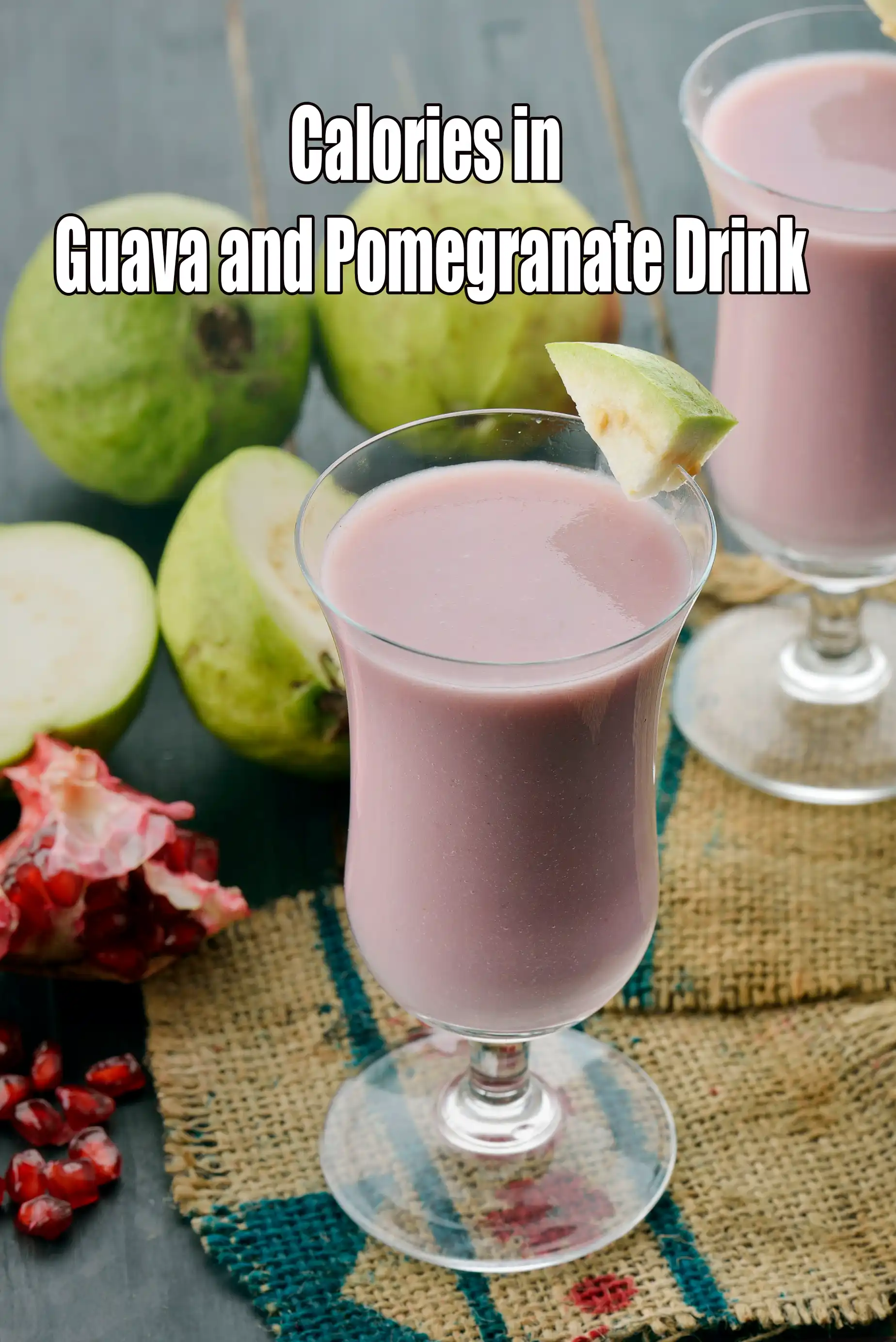 Guava and Pomegranate Drink, Peru Aur Anar ka Drink