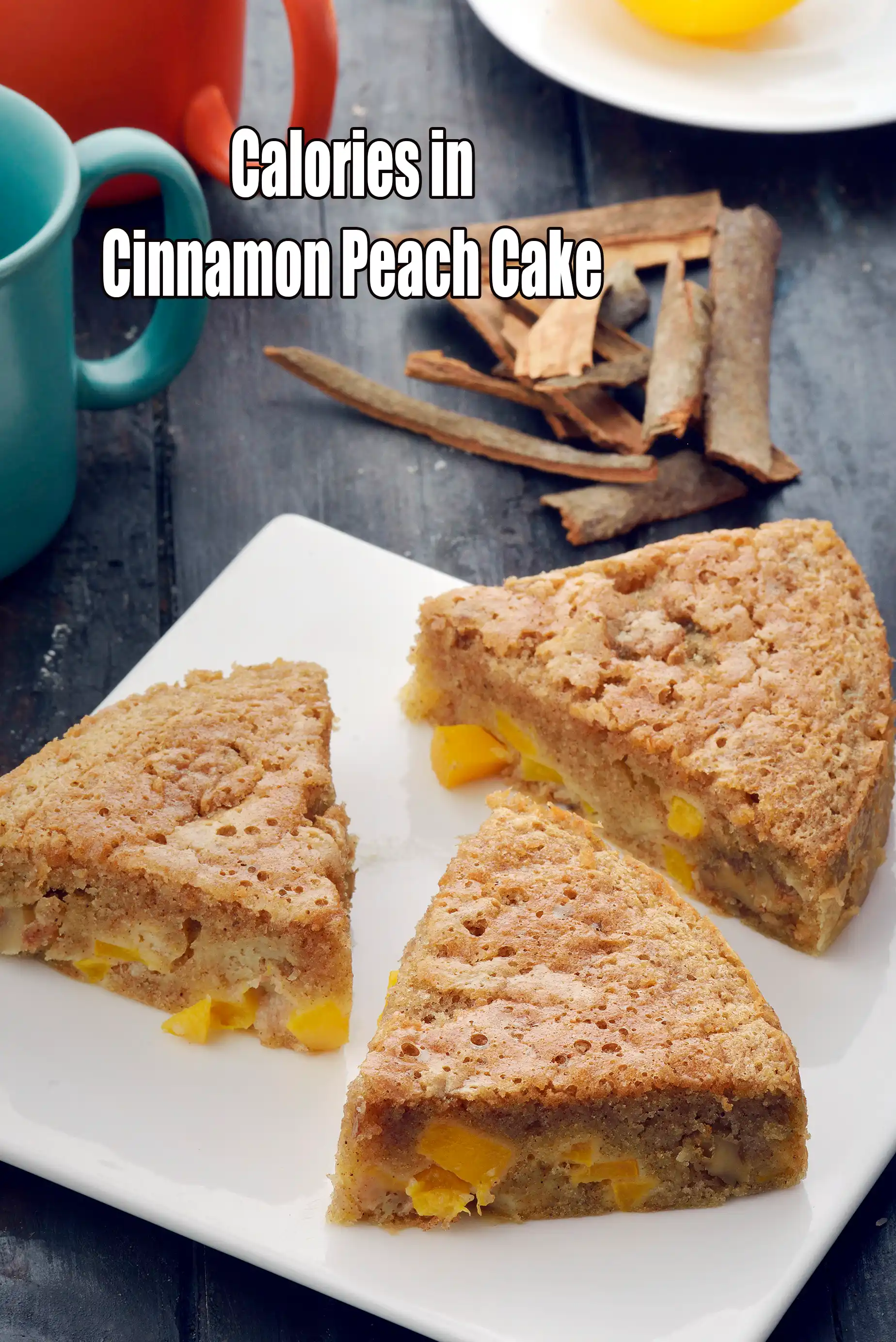 Cinnamon Peach Cake