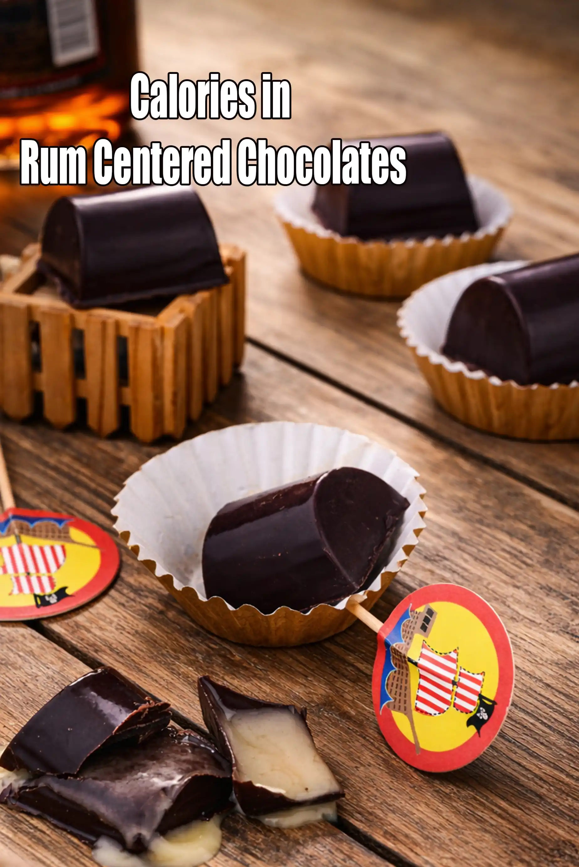Rum Centered Chocolates
