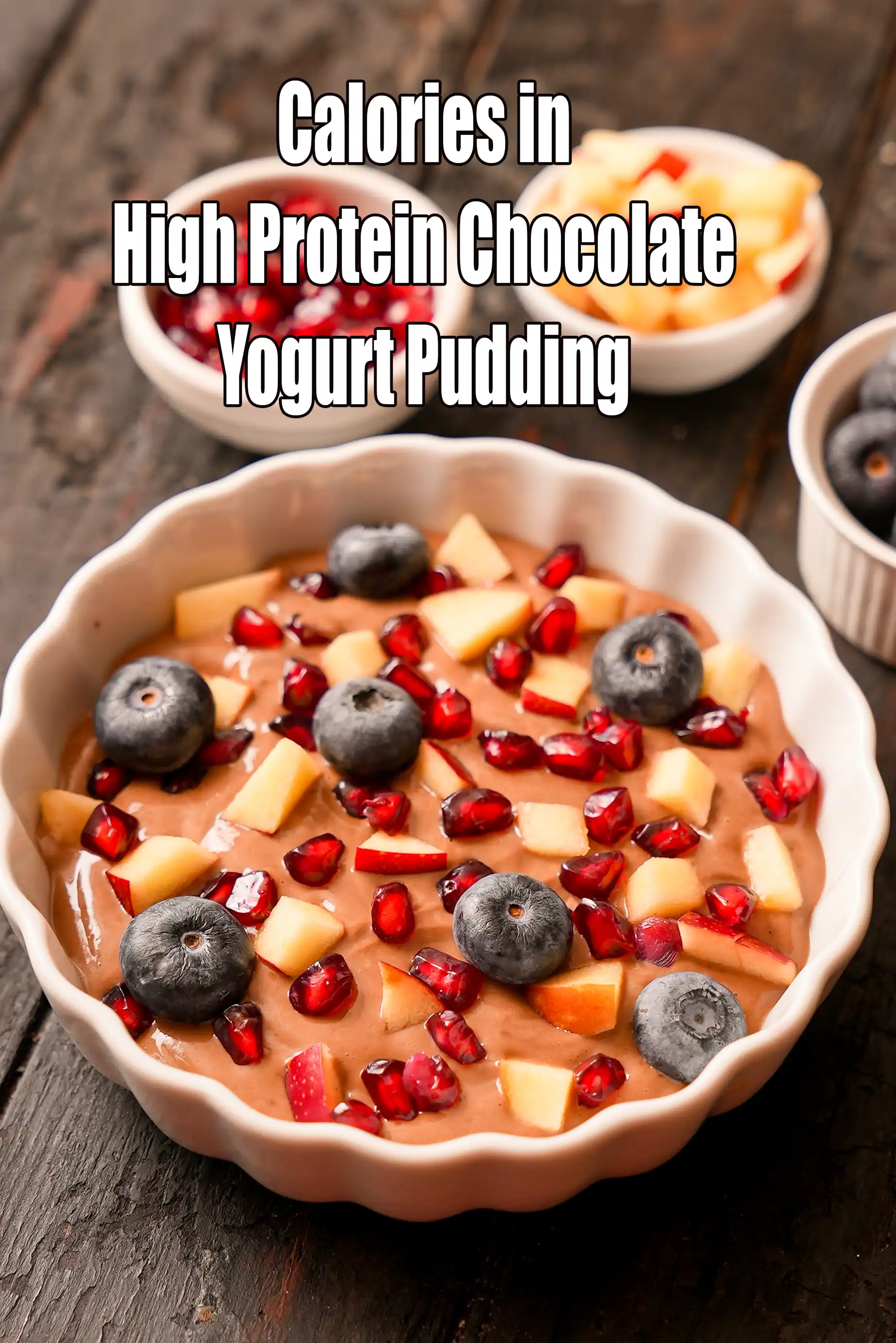 High Protein Chocolate Yogurt Pudding