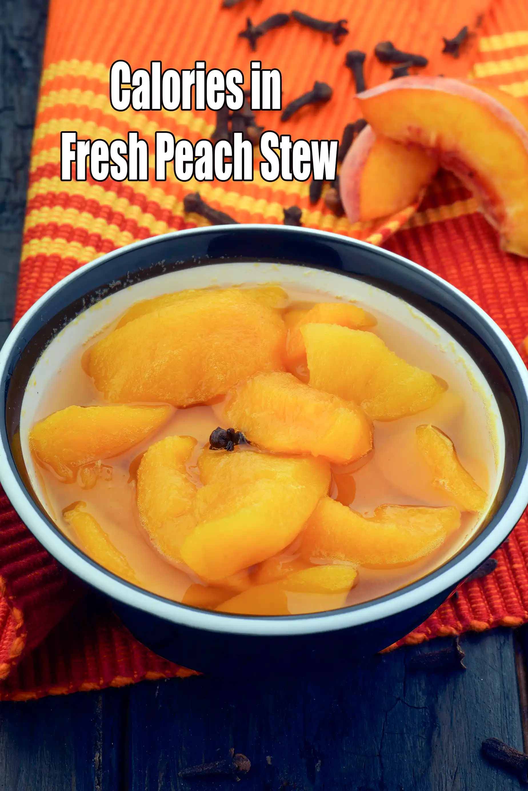 Fresh Peach Stew, Microwave Peach Stew