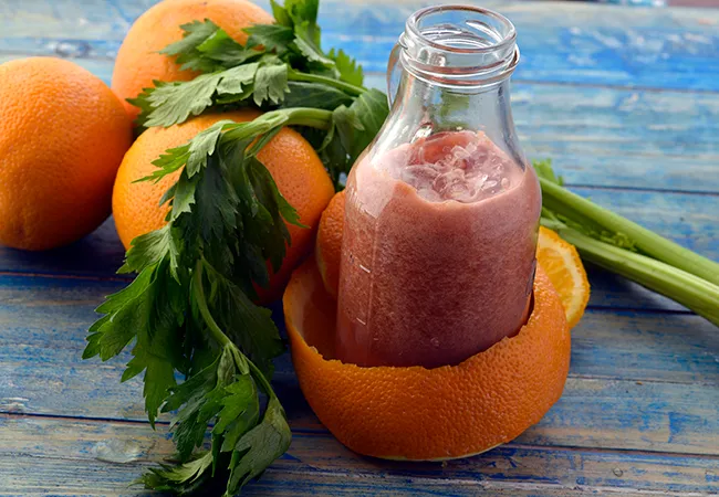 Instant Energizer, Carrot Apple and Orange Drink