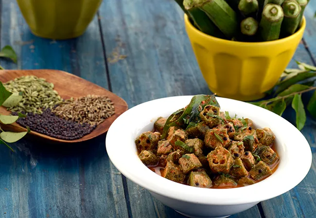 Dahi Bhindi, Low Salt Recipe