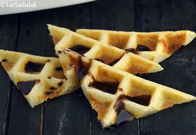eggless waffles recipe | Indian style eggless waffles | no egg waffles made with milk  |  eggless waffles made with self raising flour |