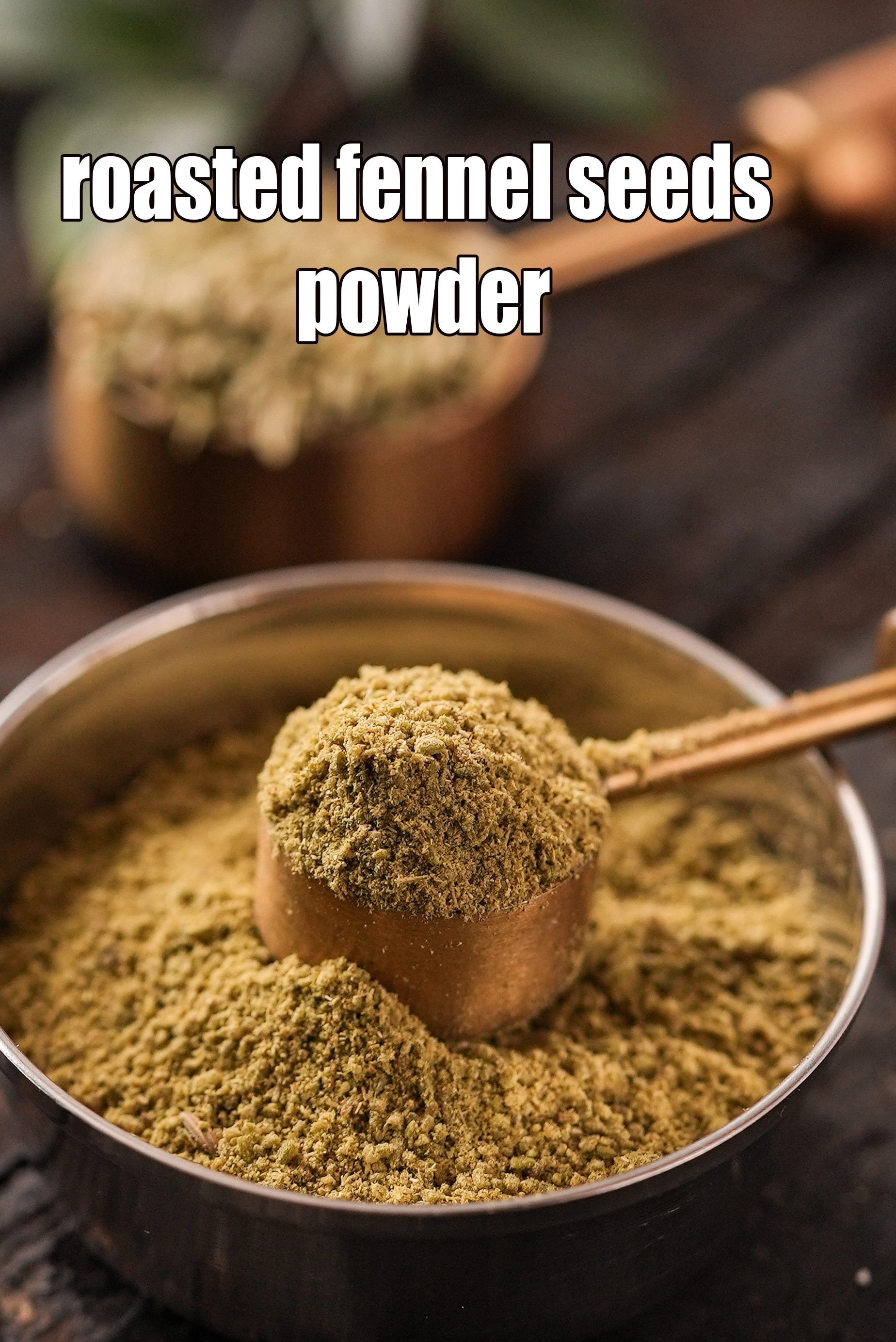 roasted fennel seeds powder