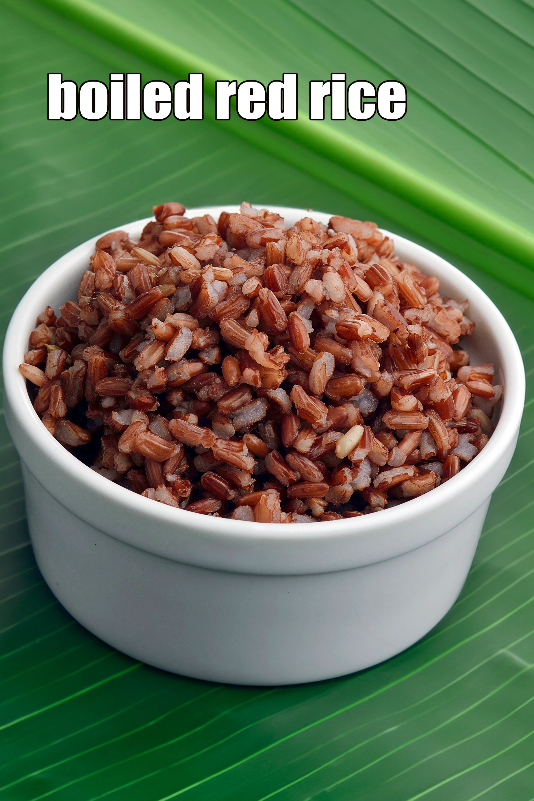 boiled red rice