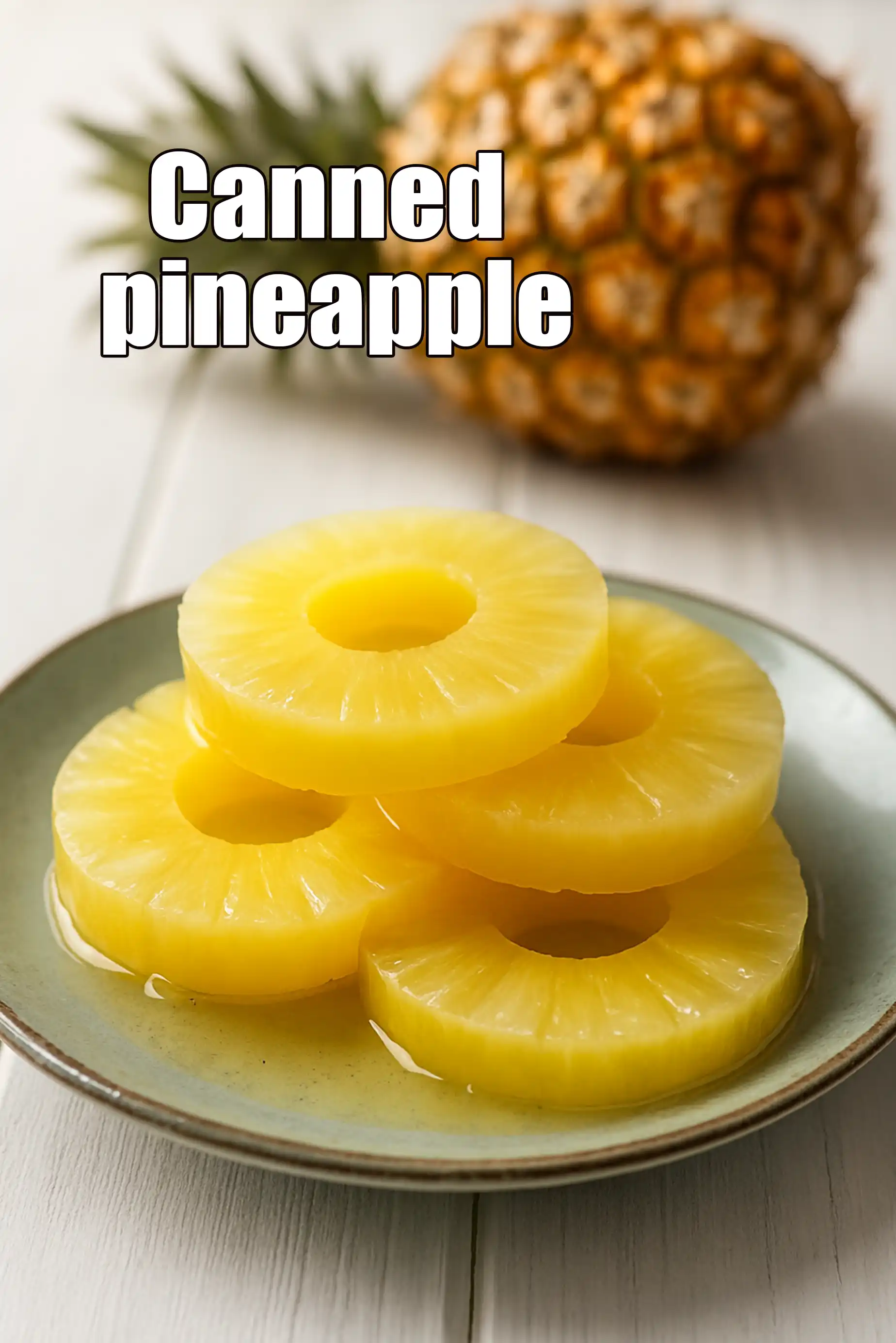 canned pineapple