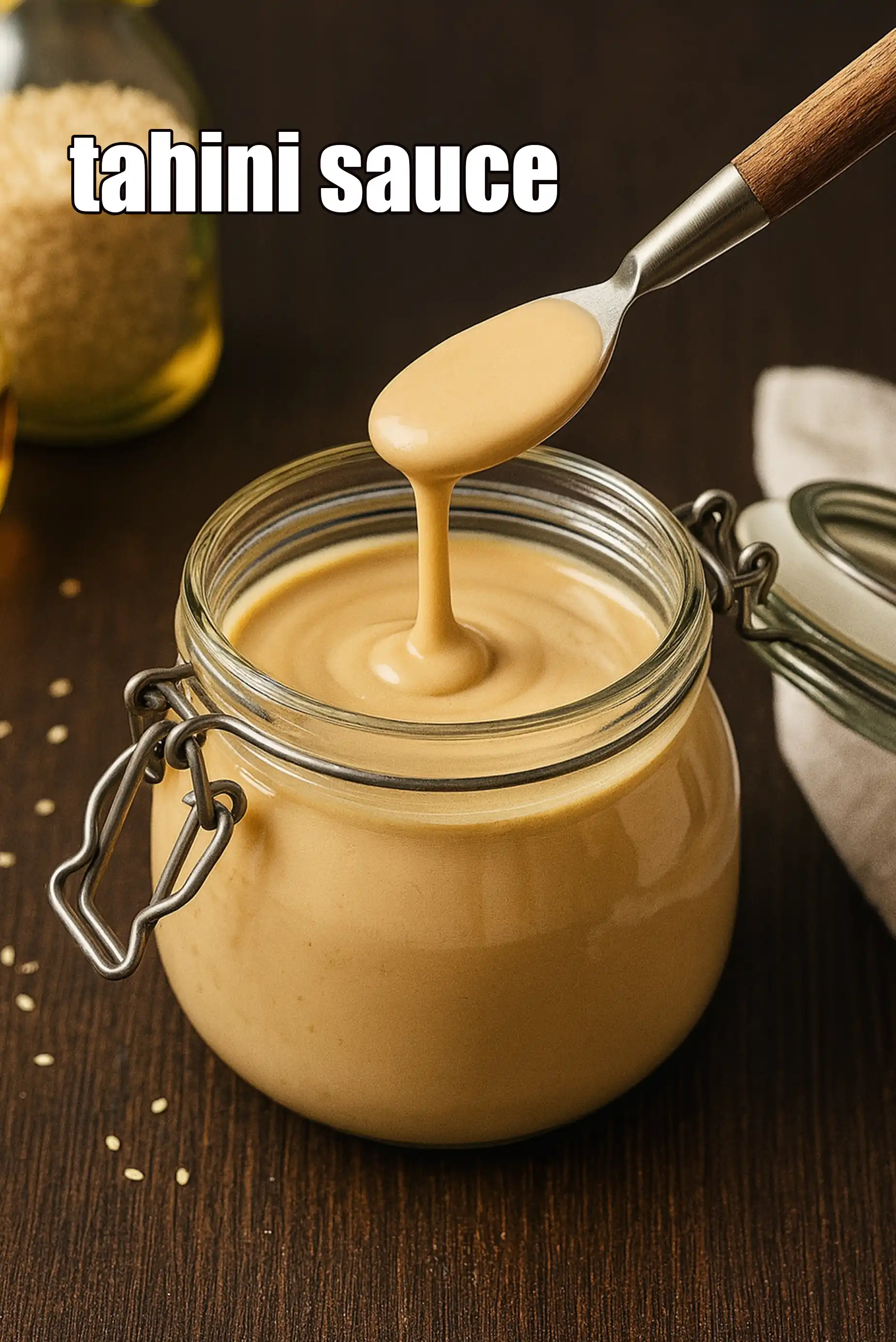 what is tahini sauce? glossary, uses, recipes, benefits