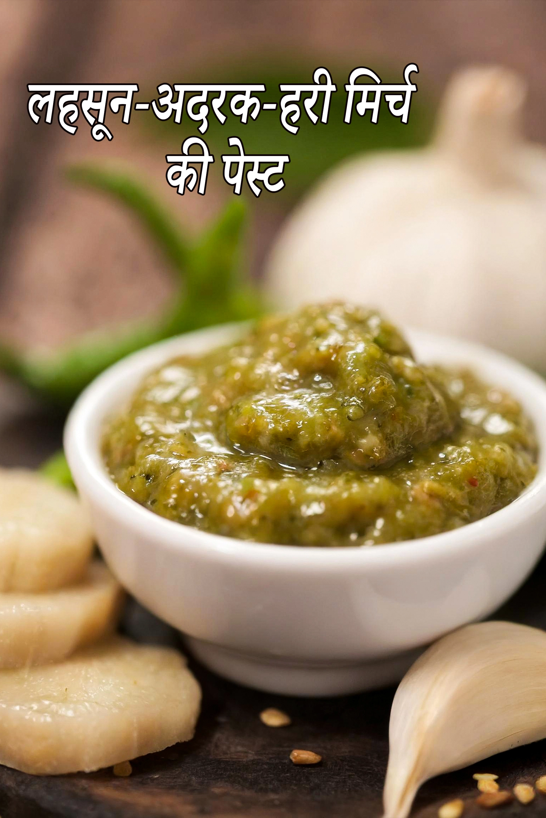 garlic-ginger-green chilli paste