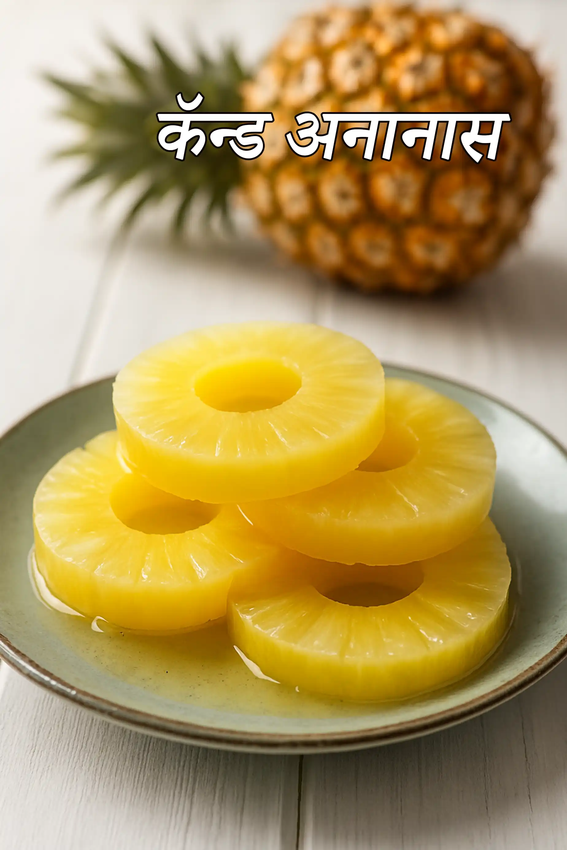 canned pineapple