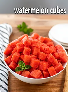 watermelon cubes