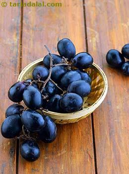 black grapes