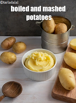 boiled and mashed potatoes