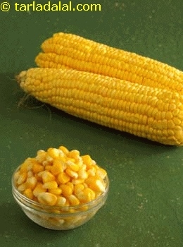 blanched sweet corn kernels