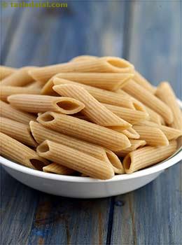 cooked whole wheat pasta