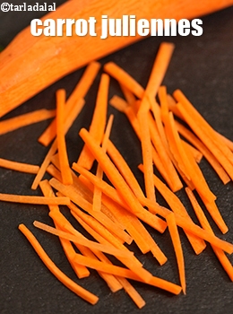 carrot juliennes