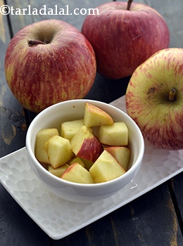 chopped apple