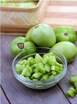 chopped green tomatoes