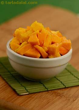 chopped mango