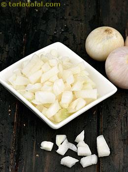 chopped white onion