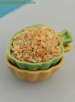 crushed Monaco biscuits