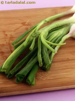 spring onion greens