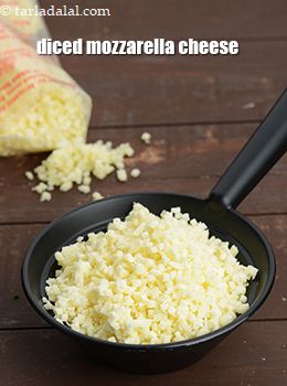 diced mozzarella cheese