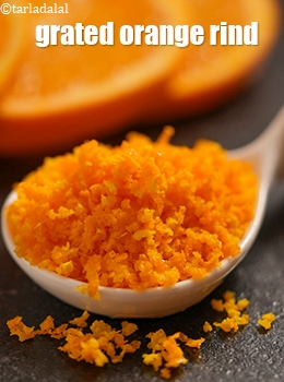 grated orange rind