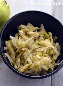 grated pears