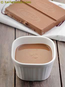 melted milk chocolate