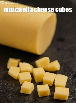 mozzarella cheese cubes