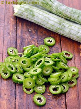 sliced snake gourd