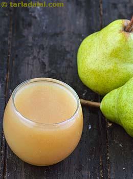 fresh pear juice