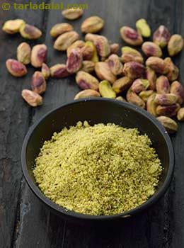 powdered pistachios