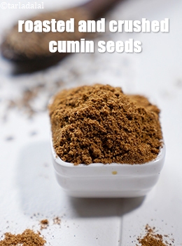 roasted and crushed cumin seeds