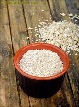 roasted and powdered oats