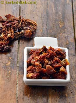 soaked and chopped sun dried tomatoes