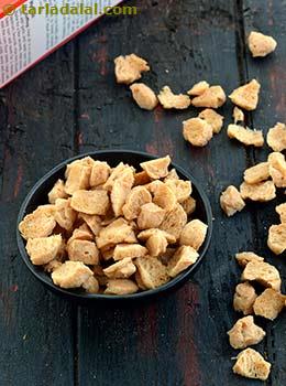 Soaked and chopped soy chunks