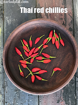 Thai red chillies