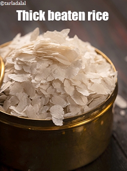 thick beaten rice
