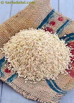 unpolished brown rice