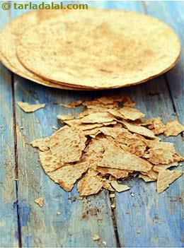 crushed whole wheat khakhra