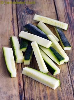 zucchini strips