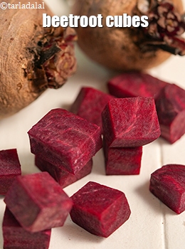 beetroot cubes